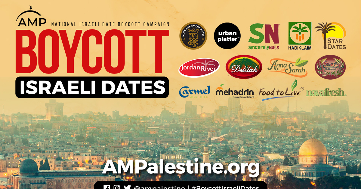 National boycott of Israeli dates takes off! AMP